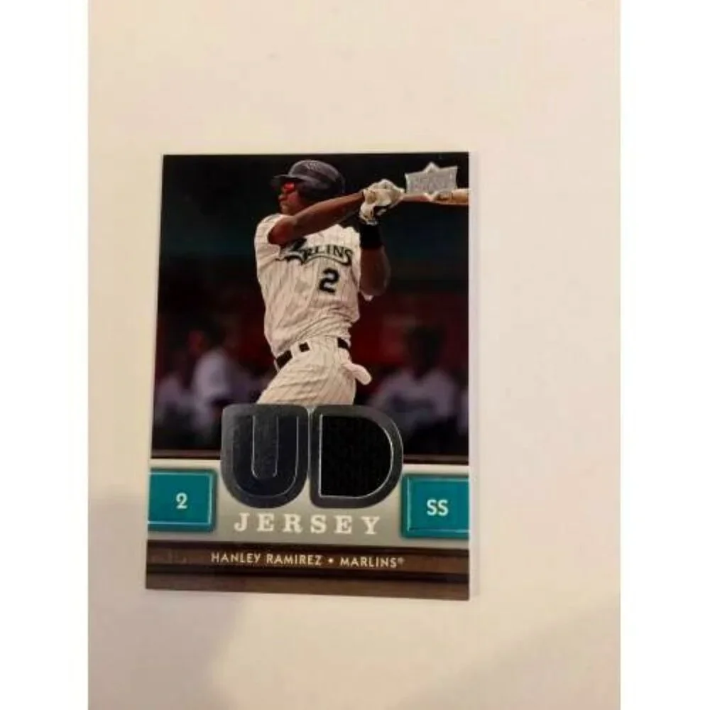 2008 Upper Deck - UD Game Jersey Series 2 Hanley Ramirez Marlins #UDJ-HR (038)